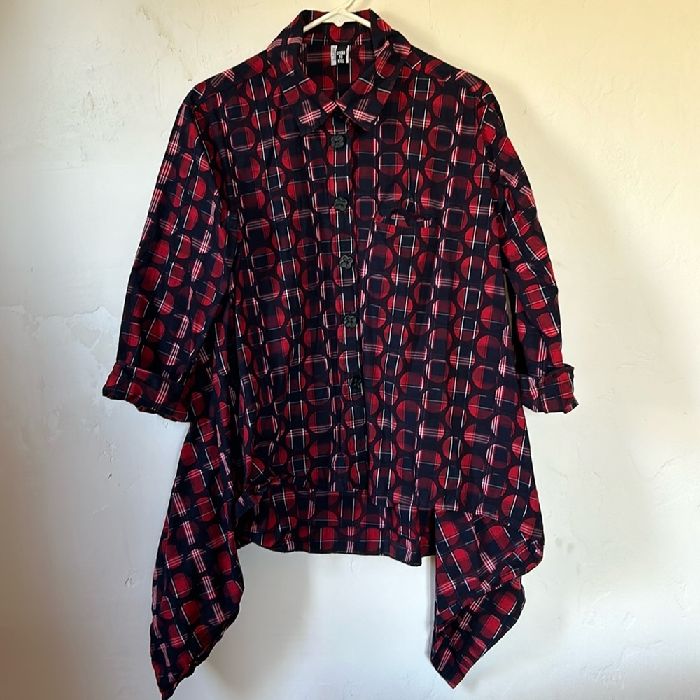 Jane Mohr Dress To Kill - Edgy button down tunic!